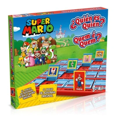 Bild av Winning Moves Quien es Super Mario Game of Questions and Answers Spanish Version, WM03076 BL1 6