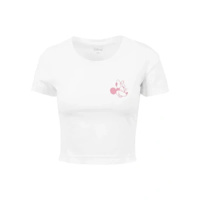 Bild av Merchcode Minnie Mouse WINK TEE Tshirt med print, Storlek: Large, White