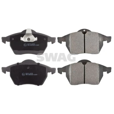 Bild av SWAG 40 91 6107 Jeu de plaquettes frein Essieu avant contact signal d&#039;usure exclu avec clip piston OPEL: Calibra A, Vectra B Berline
