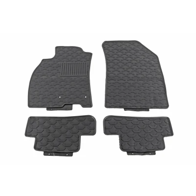 Bild av VAICO V46 1403 Ensemble de tapis sol Caoutchouc avant et arrière 4 noir Sur mesure RENAULT: MEGANE 3, 3 Coupe