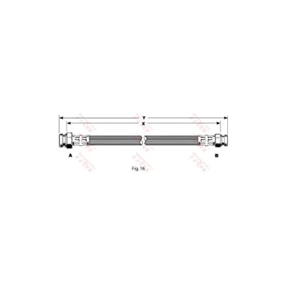 Bild av TRW PHA322 Flexible De Frein 317 M10x1