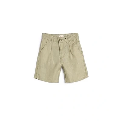 Bild av Koton Boys&#039;s Linen Pocket Detaljer Button Closure Shorts, Sten (081), 9 10 år