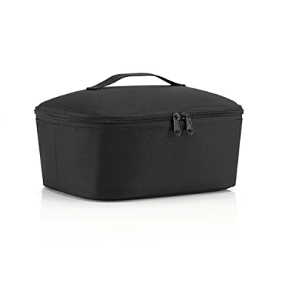Bild av reisenthel coolerbag M pocket kylväska med övermaterial av återvunna PET flaskor perfekt för lunch på språng, svart, Einheitsgröße, Shoppingväskor