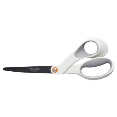 Bild av FISKARS non stick pysselsax, längd: 21 cm, blad av rostfritt stål/handtag plast, vit, 1070026