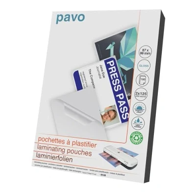 Bild av Pavo Laminat 99x67mm 125mic klar 100/fp