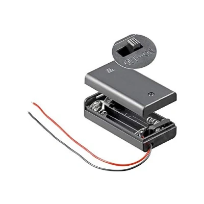 Bild av Batterihållare, 2 x mignon &quot;AA&quot;, slutet hölje