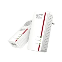 Bild av AVM FRITZ!Powerline 1260E WLAN Set PowerLine adaptersats 1GbE, HomePlug AV (HPAV) 2.0, IEEE 1901 Wi Fi 5 Dubbelband vägginsticksbar