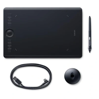 Bild av Wacom Intuos Pro ritplatta (Medium) medelstor professionell grafisk inklusive Stylus 2 med reservspetsar/kompatibel Windows och Apple