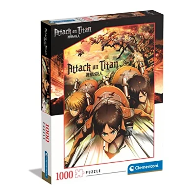 Bild av Clementoni 39728 Pussel Anime Attack On Titans 1000 Bitar, 10 99 år, för vuxna