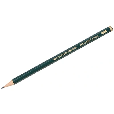 Bild av Faber Castell Diverse 9000 Grafitpenna, blyertspenna, F, för konst, hantverk, ritning, skissning, hem, skola, universitet, färgläggning