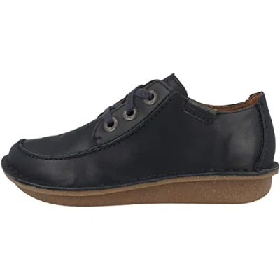 Bild av Clarks Rolig dröm Oxford för män, Marinblått läder, 35.5 EU