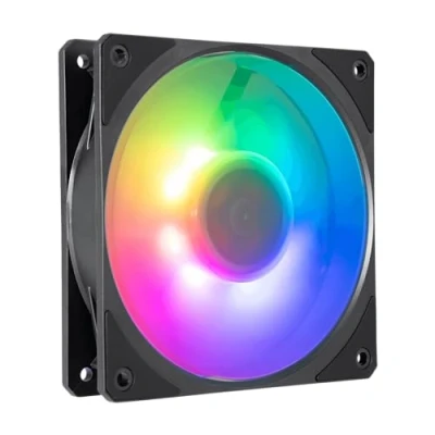 Bild av Cooler Master Mobius 120P ARGB Chassifläkt Ringbladsdesign, 2400RPM (4 Pin PWM), Loop Dynamic Bearing (max. 75.2 CFM, 3.63 mmH2O, 30 dBA) Gen 2