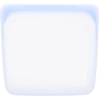 Bild av Stasher Smörgåspåse (metyst) Återanvändbara fryspåsar för resor och matförvaring silikonplast matväskor 21 cm x 20,3 1,3 / 440 ml