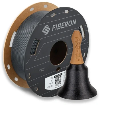 Bild av Polymaker FM01001 Fiberon™ PPS CF10 3D skrivare Filament CF Kolfiberförstärkt, kemiskt beständig, Värmebeständig, Krypmotstånd, flamhämmande, Hög styvhet,