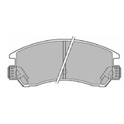 Bild av MAPCO 6312 Jeu de plaquettes frein Essieu avant contact signal d&#039;usure inclus