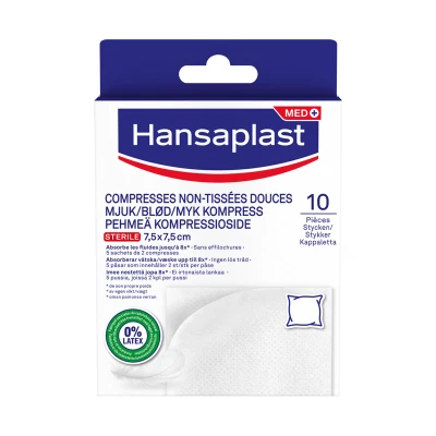 Bild av Hansaplast Soft Compress 7,5 x cm 10 st