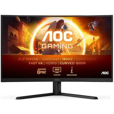 Bild av 32&quot; AOC CQ32G4VE 2560x1440 (QHD) 180Hz Fast VA HDR10 Curved