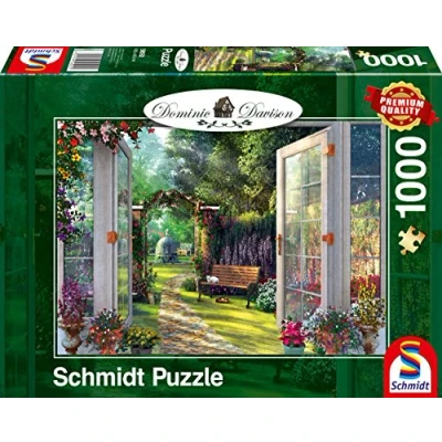 Bild av Schmidt VIEW OF THE Enchanted Garden Pussel multicoloured för barn, Storlek: One Size, Multi coloured