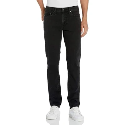 Bild av Amazon Essentials Men&#039;s Jeans smal passform, Tvättad svart, 34W / 34L