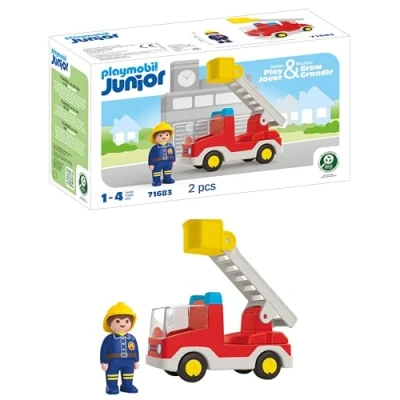 Bild av Playmobil 71683 JUNIOR: brandbil 71683, Flerfärgad, Från 1 år