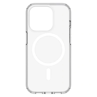 Bild av Black Rock fodral för iPhone 15 Pro (MagSafe kompatibel, smal, TPU, robust, stötdämpande, antibakteriell, transparent, skydd, mobiltelefonfodral Pro, fodral, mobiltelefonfodral)