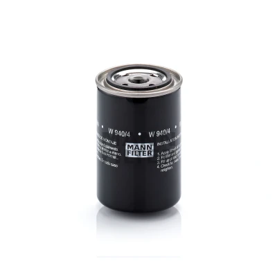 Bild av MANN FILTER W 940/4 Filtre à huile 3/4 16 UNF 2B avec un clapet de non retour vissé