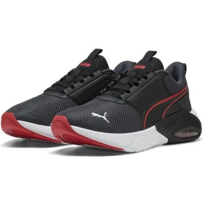 Bild av Puma Xcell NOVA Unisex Träningsskor, Storlek: 37.5, Black/for all time red Skinnimitation/textil