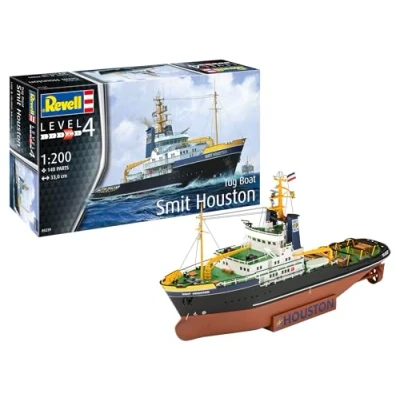 Bild av Revell Modellbygge, I Smit Houston Ett mästerverk skala 1:200 140 delar, pysselset från 12 år, detaljerad fartygsmodell autentisk kopia