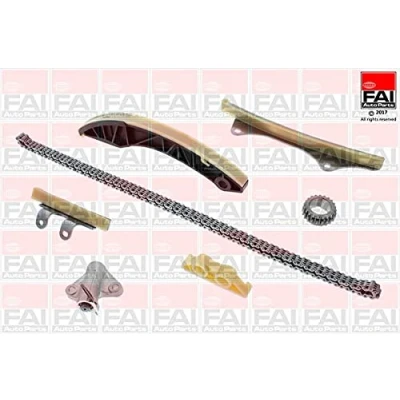Bild av FAI AutoParts TCK261NG Jeu de distribution à chaînes sans joints, avec roues dentées Simplex, chaîne faible bruit KIA: Rio 3, Picanto II, 4