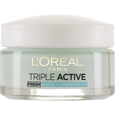 Bild av L&#039;Oréal Paris, dagkräm för normal och kombinerad hud, Triple Active Fresh, 50 ml