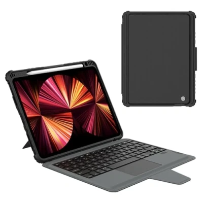 Bild av Nillkin Case with Keyboard for Ipad 10.9&quot; Black (US Intl ISO)