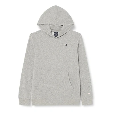 Bild av Champion Pojkar Legacy Basics B Ultralight Powerblend Fleece Huvtröja, Ljus Heather Grey, 3 4 år