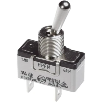 Bild av APEM 1 x (på)/av/(on) 637NH/2 250 V/AC 10 A momentan/0/momentan st
