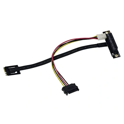Bild av KALEA INFORMATIQUE Riser PCIe Gen 3.0 4X till M2 E A nyckeladapter, dukens längd 20 cm