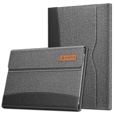 Bild av FINTIE Fodral för Samsung Galaxy Tab S6 10,5 tum 2019 (SM T860/SM T865), [Stöder S Pen trådlös laddning] flera vinklar portfölj affärsskydd med ficka automatisk sov/vakna, denimgrå