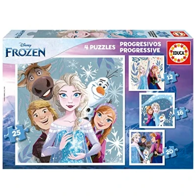 Bild av Educa 4 In 1 Frozen12 16 20 25