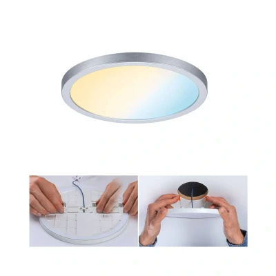 Bild av Paulmann Panel Areo ZigBee CCT rund krom 17,5 cm