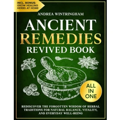 Bild av Ancient Remedies Revived Book: Rediscover the Forgotten Wisdom of Herbal Traditions for Natural Balance, Vitality, and Everyday Well Being