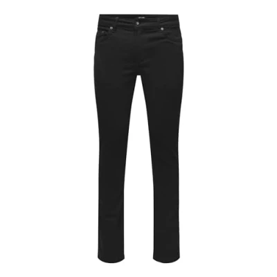 Bild av ONSLOOM Slim Jax STAYB 9242 A14 DNM NOOS, Svart denim, 28W / 30L