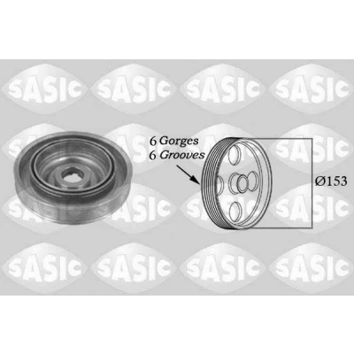 Bild av SASIC 2150003 Poulie Damper 153 PEUGEOT: 307 3/5 portes, 807, 607 Berline, CITROËN: C8, C4 II 5 I FORD: Focus 2, C Max