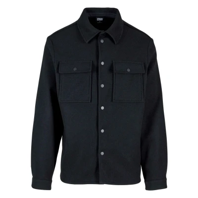 Bild av Urban Classics Plain Overshirt för män, svart, XL