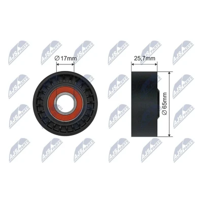 Bild av Spännrulle, Drivrem, mazda 2, 3, 3 halvkombi, sedan, mx 5 iv, rf targa, P51D15980, P51D15980A, P51D15980B