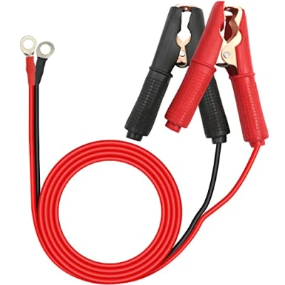 Bild av HuaLiSiJi krokodilklämma för batteri 12V 24V bil kabelklämma 30A 14AWG, bilbatteri annan utrustning (1 m)