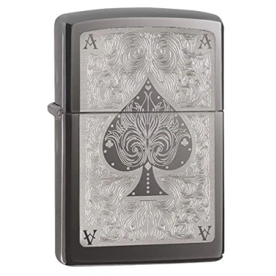 Bild av Zippo 28323 tändare 60001271 Ace Filigree bensintändare, mässing, transparent