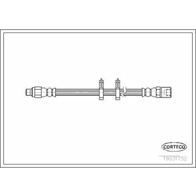 Bild av CORTECO 19031752 Flexible De Frein Essieu avant 450 IVECO: DAILY 2 Kasten/Kombi, Pritsche/Fahrgestell, 1