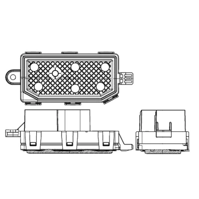 Bild av MAHLE ORIGINAL ABR 77 000P Régulateur, pulseur d&#039;air habitacle 12 VOLVO: V40 3/5 portes