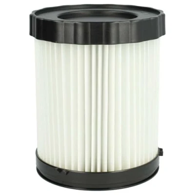 Bild av vhbw veckat filter kompatibelt med Bosch GAS 18V 10 L våt och torrdammsugare filter, patronfilter, papper/plast, vit
