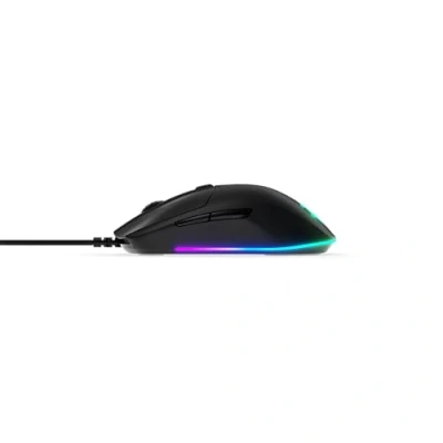 Bild av SteelSeries Rival 3 spelmus, 8 500 Cpi Truemove Core optisk sensor, 6 programmerbara knappar, delad trigger, PC, kabel, svart