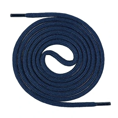 Bild av Mount Swiss skosnören runda ø 4,5 mm I premium slitstarka av slitstark polyester för vandringsskor, arbetsskor, berg och vandringsskor Shoe Laces längder 70220 cm, Mörkblå, 180 cm /