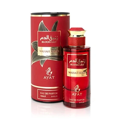 Bild av Ayat Perfumes Wahah Series BLOOD LILY 100 ml orientalisk doft med vår oasinspirerade parfymserie tillverkad i Dubai för män och kvinnor exotisk arom från arabisk öken